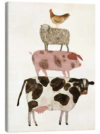 Canvas print  Farm Buddies II - Victoria Borges