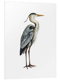 Foam board print Heron