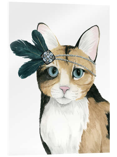 Acrylic print Cat of Downton I
