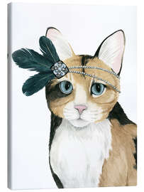 Stampa su tela Cat of Downton I - Grace Popp