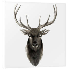 Magnettafel Hirsch Porträt
