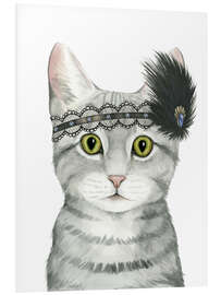 Foam board print Cat of Downton II