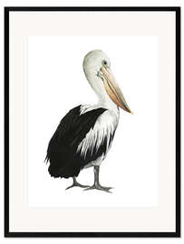 Plakat artystyczny premium w ramie Pelican