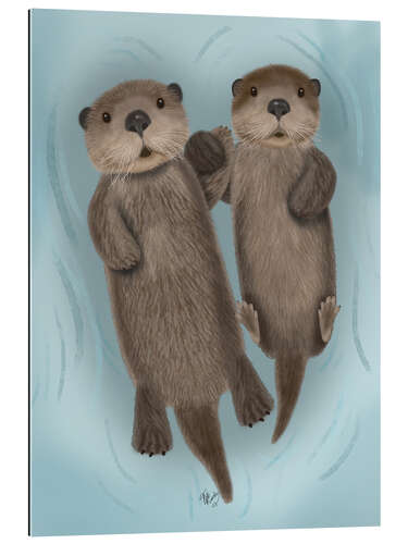 Galleritryk Otter sibling