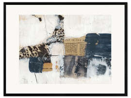 Inramat konsttryck Art House I