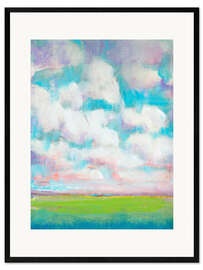 Plakat artystyczny premium w ramie Clouds in Motion II