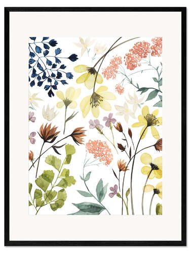 Framed art print Flower composition II