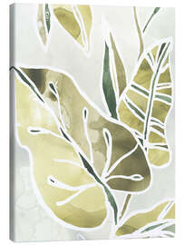 Canvas print Batik leaves I