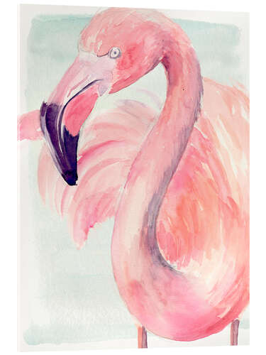 Acrylic print Pastel Flamingo I