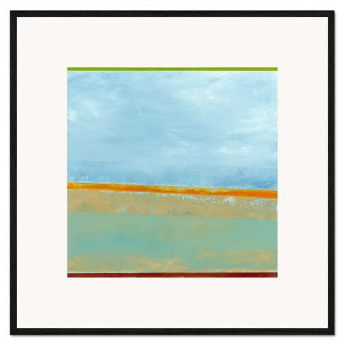 Kunsttryk i ramme Paths II