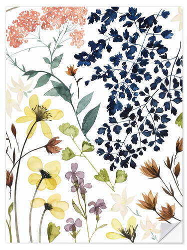 Wall sticker Flower composition I