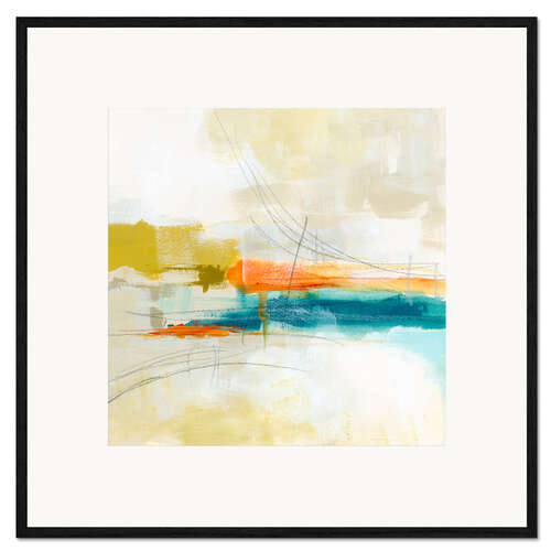 Impression artistique encadrée Atmosphérique V