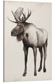 Magnettafel Elch im hohen Norden