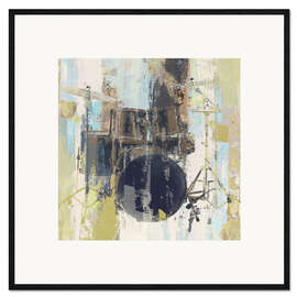 Stampa artistica con cornice Batteria Bluebird