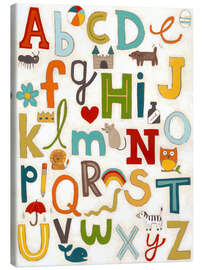 Obraz na płótnie  Letters of the Alphabet - June Erica Vess