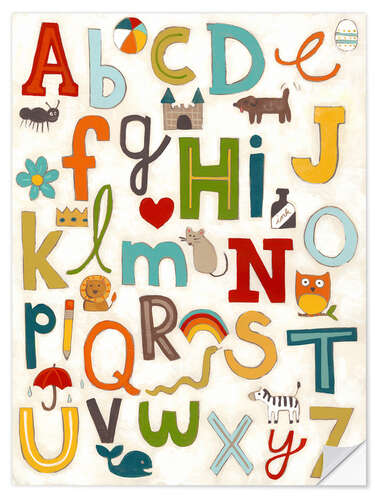 Wall sticker Letters of the Alphabet