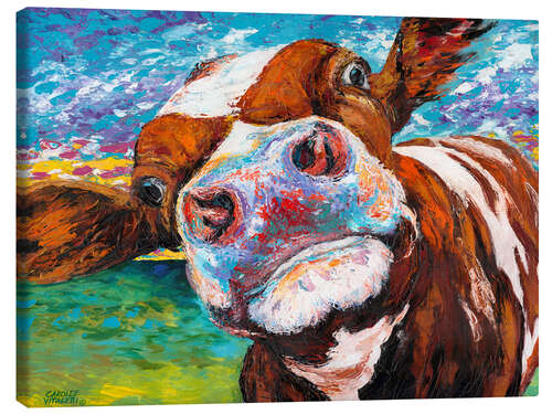 Canvas print Curious Cow II