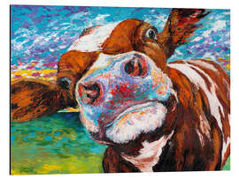 Magnettafel Neugierige Kuh II