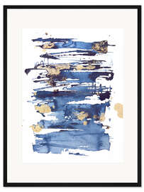 Gerahmter Kunstdruck Blaue Verzückung II