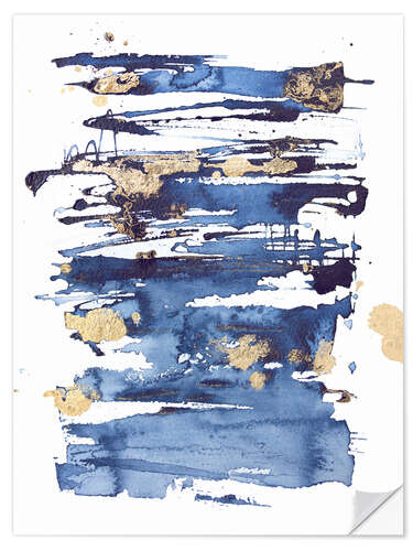 Wall sticker Blue Rapture II
