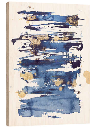 Stampa su legno Blue Rapture II