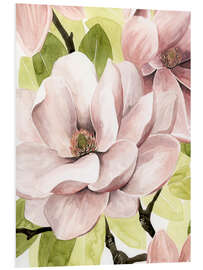 Foam board print Blush Magnolia II