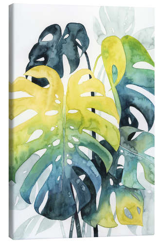 Canvastavla Palm leaves in the evening light I