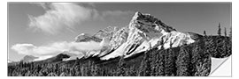 Selvklebende plakat Rocky Mountains at Alberta, Canada