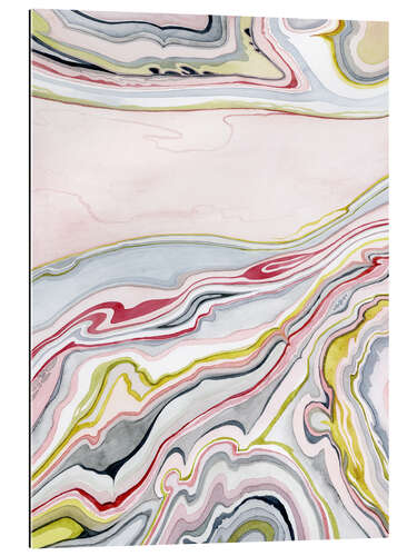 Gallery print Watercolor marbling I