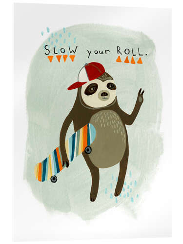 Obraz na szkle akrylowym Hipster Sloth I