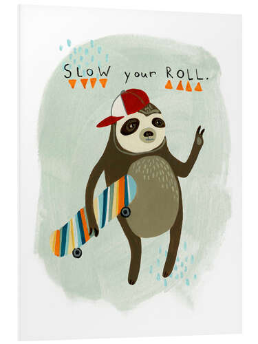 PVC-tavla Hipster sloth I