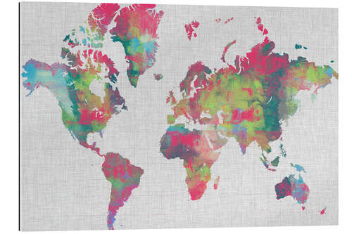 Gallery print Artistical Map of the World