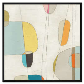 Gerahmter Kunstdruck Molekulare Bewegung I