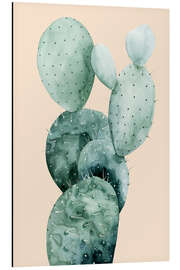 Tableau en aluminium Cactus I