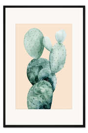 Gerahmter Kunstdruck Kaktus I
