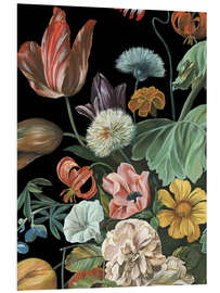 Foam board print Baroque Floral I