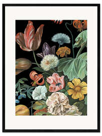 Framed art print Baroque Floral I