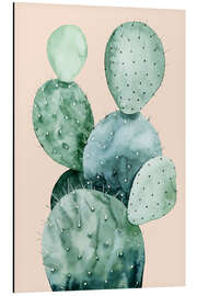 Tableau en aluminium Cactus II