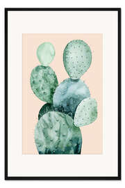 Gerahmter Kunstdruck Kaktus II