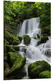 Alubild Wasserfall am Felshang, Frankreich