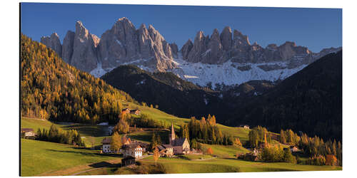 Alubild Geislerspitzen in Südtirol