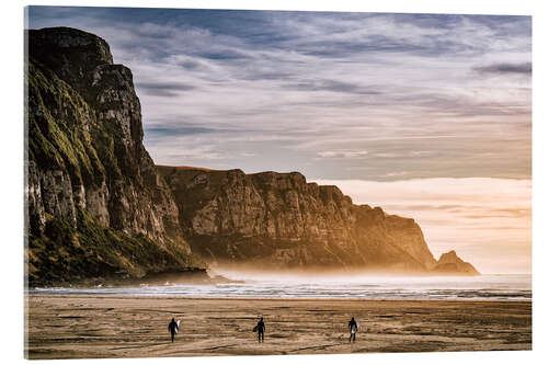 Acrylic print Purakuanui Bay, New Zealand