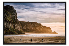 Gerahmter Kunstdruck Purakuanui Bay, Neuseeland