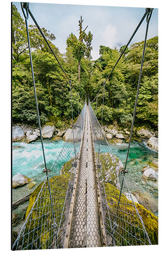 Obraz na aluminium Suspension bridge