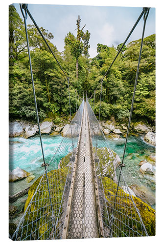 Canvas-taulu Suspension bridge