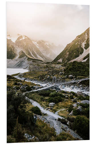 Tableau en PVC Hooker Valley Track