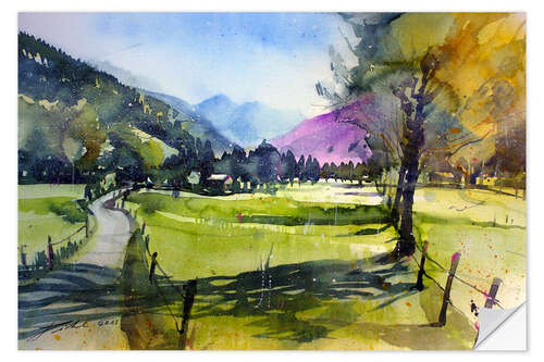 Sisustustarra Pinzgau autumn landscape
