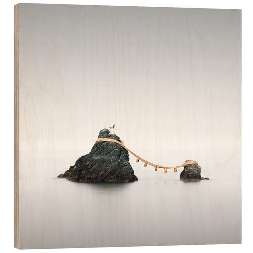 Quadro de madeira Meoto-Iwa