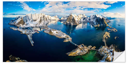 Naklejka na ścianę Reine in Lofoten, Norway