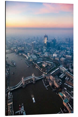 Obraz na aluminium Tower Bridge in London at sunset